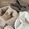 Meias Largas Grossas Forradas com Fleece Outono/Inverno para Meninas Calça Base de Inverno Meia Longa Estilo Inverno Ovelhinha Roupa Externa