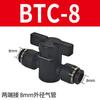 Válvula Manual Pneumática Buc Válvula de Comutação de Tubo de Ar 8mm Conector Manual Btc6 Bc10 Válvula de Ar de Plugue Rápido de Plástico 12 Conexão Rápida