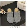 Chinelos Femininos para Exterior Birkenstock com Solado Grosso para Aumentar a Altura, Moda Casual Casual Outono 2026 Birkenstock Fechados Meio Chinelos