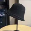Nuevo Gorro de Punto de Lana Pura Estilo Coreano para Mujer en Otoño e Invierno, Encaje Delicado, Dulce y a la Moda, Suave y Ceroso, Gorro tipo Cubo Pequeño
