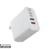 Nuevo Cargador Rápido GaN de 85W Estándar de EE. UU. Compatible con Samsung y Apple 16 Laptop, Adaptador Multi-Puerto de 45W