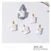 LZ Nueva Joyería de Circonita para Arte de Uñas Alas de Pegaso Perla Unicornio Oscuro Lazo Borla Material de Decoración de Uñas