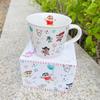 Taza de Dibujos Animados Taza de Cerámica Taza de Agua Linda Taza para Desayuno Leche Taza de Café Taza para Pareja
