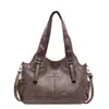 Bolsa para Suegra Bolsa para Suegra 2026 Otoño Nuevo Estilo Bolsa Más Vendida Bolso de Mano para Mujer de Mediana Edad Bolso Cruzado de Hombro de Cuero Suave