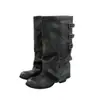 Botas de tacón grueso acampanadas estilo western cowboy para mujer 2026 Otoño retro Maillard botas altas hebilla de cinturón punta fina botas de montar