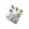 Placa de Fijación para Cable de Fibra Óptica Galvanizada de Dos Postes, Tres Postes, Cuatro Postes, Base de Fijación de Fibra Óptica, Dispositivo de Fijación de Cable, Accesorios para Caja de Distribución de Fibra