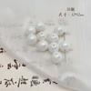 Rosa Blanca Sencilla Elegante Cuadrado Amor Dulce Color AB Pulsera DIY Collar Material de Cuentas Accesorios