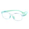 Nuevo Armazón para Niños Tr90 Gafas de Silicona Suave Ultraligeras Espejo Plano Cómodo Armazón de Gafas Se Puede Equipar con Armazones para Gafas de Miopía