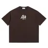 Yidao Vintage 2026 Verão Novo Estilo Americano Tendência Divertido Estampa de Letras Design Solto Casual Peso Pesado Manga Curta