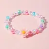 Pulseras de cuentas transfronterizas para niños, Pulseras para niñas pequeñas, Pequeños accesorios exquisitos, Accesorios personalizados estilo princesa de colores macarrón