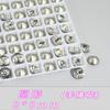 Venta al por mayor de Pedrería de Vidrio Grande, Brillante, Blanca, de Forma Irregular y Base Puntiaguda para Uñas, Similar a Decoraciones K9 para Uñas