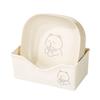 Prato de Osso de Urso de Desenho Animado Prato de Lixo para Mesa de Jantar Doméstica de Alta Qualidade Prato Plástico Fofo Pequeno para Frutas Secas Lanche Prato Prato