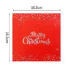 Série de Natal Guardanapo Estampado com Sino Toalha de Papel para Festa de Aniversário Festa de Fim de Ano Restaurante Ocidental Toalha de Papel Descartável