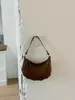 Bolso de Dumpling de Diseño de Nicho Estilo Coreano Nuevo Retro Gran Capacidad para Viajes Diarios Bolso Croissant Elegante Bolso de Hombro Cruzado