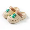 Zuecos de verano antideslizantes para interiores para niños y niñas, zapatos de playa para exteriores con diseño floral, sandalias para niños pequeños y mayores, venta al por mayor