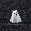 Muñeco de fantasma blanco pequeño lindo nuevo transfronterizo mochi accesorios decorativos DIY micro paisajismo adornos pequeños de escritorio