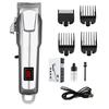 Cabeleireiro especial elétrica clippers cabeça de corte de aço clippers elétricos de carregamento doméstico mudo tesoura de barbeiro com display digital comércio exterior transfronteiriço