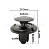 Adecuado para Honda Toyota Mazda Suzuki Kawasaki hebilla clip de revestimiento de parachoques maletero guardabarros