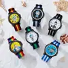 Lindo Dibujo Animado Nezha el Niño Mágico Desciende Reloj Infantil Estudiante de Primaria Reloj de Cuarzo de Aspecto Atractivo Reloj para Niño Niña