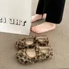 Nuevos zapatos Mary Jane de terciopelo con velcro y suela plana para mujer, mocasines de suela suave tipo hada para personas perezosas al volante, estilo cálido con forro de felpa, otoño e invierno