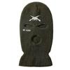 2022 Novo Estilo Chapéu Tricotado de Três Furos Bordado Sem Armas Balaclava Facekini Chapéu de Esqui