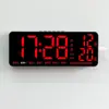 Reloj Electrónico LED Inteligente de Pantalla Grande para Hogar Sala de Estar Escritorio Reloj Digital Dormitorio Multifunción Reloj con Luz Nocturna