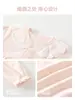 Conjunto de Primavera para Bebé, Mameluco Triangular de Algodón Puro con Cuello de Encaje, Mono de Bebé Recién Nacido Estilo Princesa para Abrigo