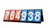 Placar de Basquete Portátil de Quatro Dígitos, Placar de Sinuca de Três Dígitos, Contador de Pontuação de Futebol e Tênis de Mesa de Dois Dígitos, Placar Flip de Dois Dígitos