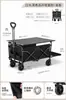 Carrito de camping para exteriores, carrito móvil plegable especial para puestos de mercado nocturno, carretilla de mano portátil grande multifuncional