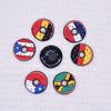 Nova Bandeira Nacional Donut Sapato Flor Criativo Desenho Animado Transfronteiriço PVC Acessórios para Sapatos Tamancos de Alta Qualidade Acessórios