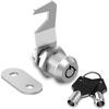 RV LOCK CM1917 cerradura de leva tubular cerradura giratoria de doble pieza cerradura para muebles RV cerradura para caja de herramientas