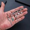 Comercio electrónico transfronterizo nuevo y exquisito anillo de ombligo de circón, joyería para piercing de uña de ombligo en línea al por mayor