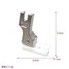 Pie Prensatelas Máquina de Coser Plana Todo Acero Juego de Pies Prensatelas Máquina de Coser Industrial Pie Prensatelas para Dobladillo Enrollado Industrial Combinación Venta al por Mayor