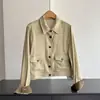 Colección Otoño 2026: Chaqueta Adelgazante Juvenil, Abrigo Corto, Cárdigan Casual de Manga Larga para el Trabajo para Mujer, Venta al por Mayor N6AW26036