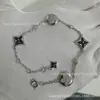 V dourado versão alta L família burro losango pulseira redonda quatro flores madrepérola branca madrepérola rosa fábrica de origem transmissão ao vivo pegar mercadorias