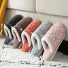 Pantuflas de Algodón para Mujer Otoño e Invierno Interiores Antideslizantes Resistentes al Desgaste Suela Suave Cálidas para el Hogar Pareja Hogar Piña Oso Pantuflas de Algodón para Hombre