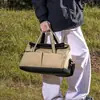 2026 Nueva Bolsa de Gimnasio Impermeable de Gran Capacidad con Compartimento Independiente para Zapatos, Bolsa de Viaje para Viajes Cortos, Elegante Bolsa de Equipaje de Mano