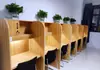 Estudio Escritorio y Silla de Aprendizaje Cerrados Partición Inmersiva Entrenamiento para Examen de Admisión de Posgrado Computadora Única Escritorio Simple Moderno Estudio