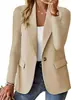 Artículo de Amazon 2026 Más Vendido en Lista de Deseos: Blazer Cardigan de Manga Larga de Color Sólido para Otoño para Mujer