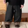 Suéter azul smog para niños otoño e invierno estilo coreano bebé elegante de punto acanalado color liso suéter de punto ropa de invierno ropa versátil para bebé