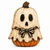 2026 Nova Decoração de Halloween Retrô Pequenas Figuras de Madeira Enfeites Artesanato de Madeira Criativo para Casa e Desktop