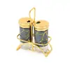 Suministros de Cocina Caja de Condimentos Tarro Doméstico para Condimentos Tarro para Espolvorear Sal Azúcar Tarro para Condimentos Juego Combinado de Condimentos de Vidrio