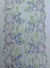 23cm Seda de Leche Elástica Encaje Estampado con Ribete Bordado de Colores Tela Soluble en Agua para Decoración de Ropa y Cortinas