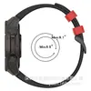 Pulseira de silicone de liberação rápida bicolor adequada para pulseiras de pulso esportivas Garmin, pulseiras Garmin de 22mm 26mm