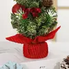 Árbol de Navidad decoración fábrica directa mini árbol artificial mini decoraciones regalos familiares de Navidad 20CM