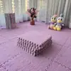 Alfombra de felpa lavable y cortable para dormitorio, mesita de noche, sala de estar, alfombra de espuma para el suelo, manta de costura