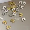 Acessórios de Nail Art de Liga de Borboleta Dupla Tendência Estilo Luxo Borboletas 3D Strass para Unhas Acessórios de Unha Usáveis Populares Atacado