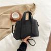 Bolsas Femininas Bolsas Femininas 2025 Primavera Novo Moderno Grande Capacidade Bolsas Femininas Moda Listrada Splicing Bolsas Tote Bolsas de Mão