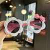 Gafas de Sol para Niñas con Lazo de Pétalos Dulces, Gafas de Sol para Viajes al Aire Libre con Protección UV, Gafas de Sol para Niños Listas para Usar