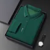 Camiseta de Manga Larga Nueva Transfronteriza 2025 para Hombre, Primavera y Otoño, Cuello Simple Versátil de Algodón, Camisa Polo para Hombre